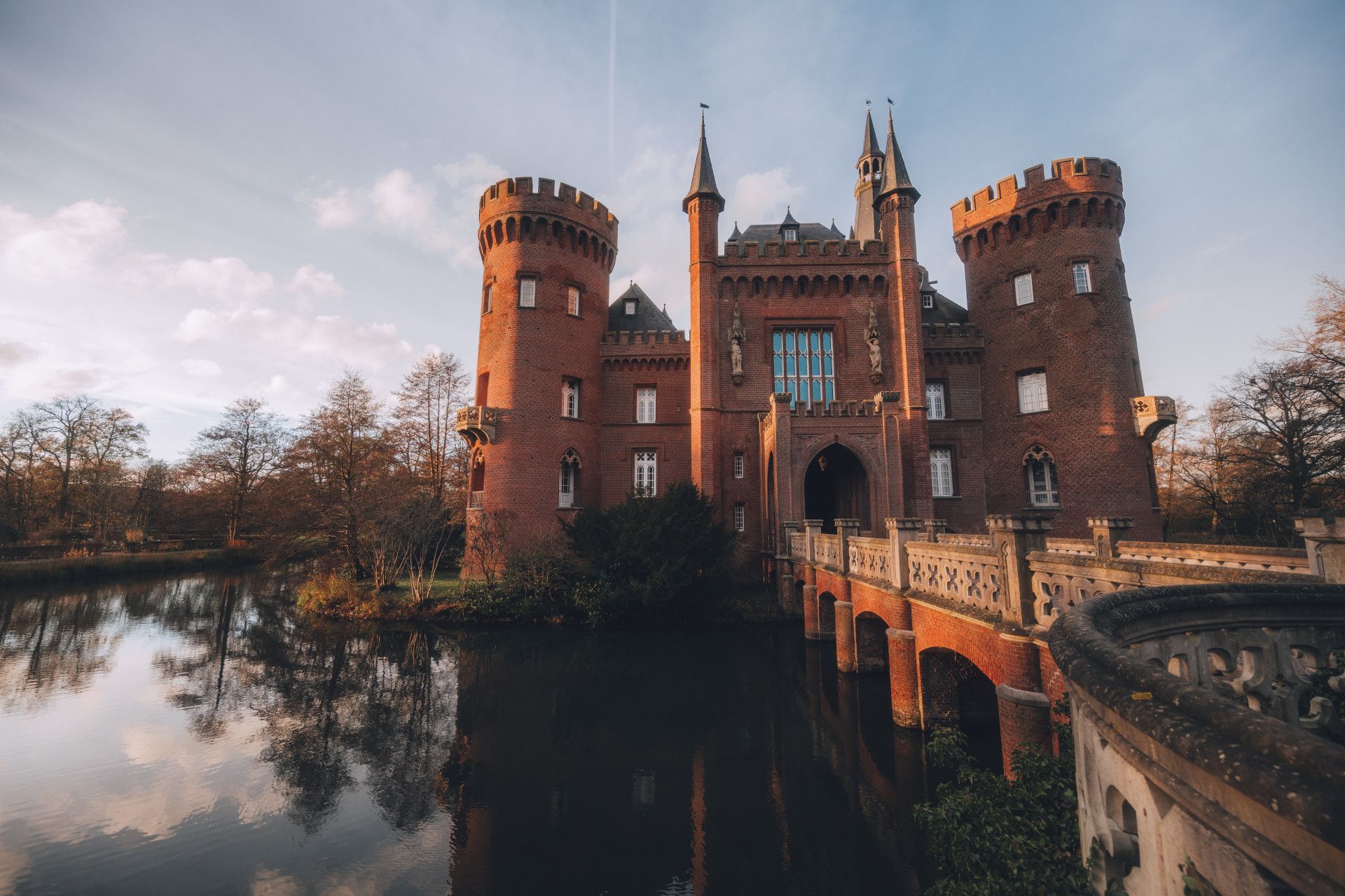Kasteel Moyland met slotgracht