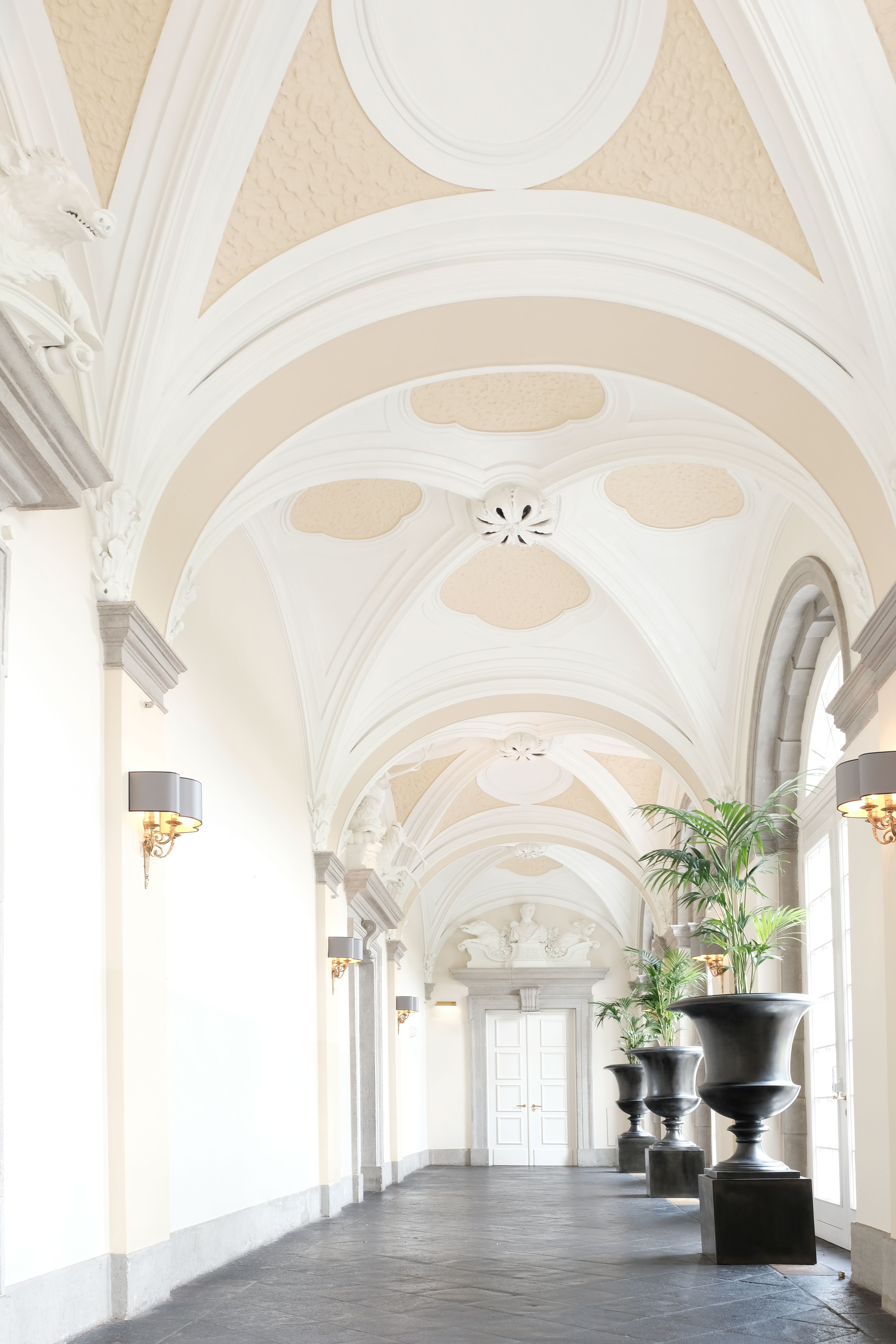 De arcade in het Grandhotel Schloss Bensberg