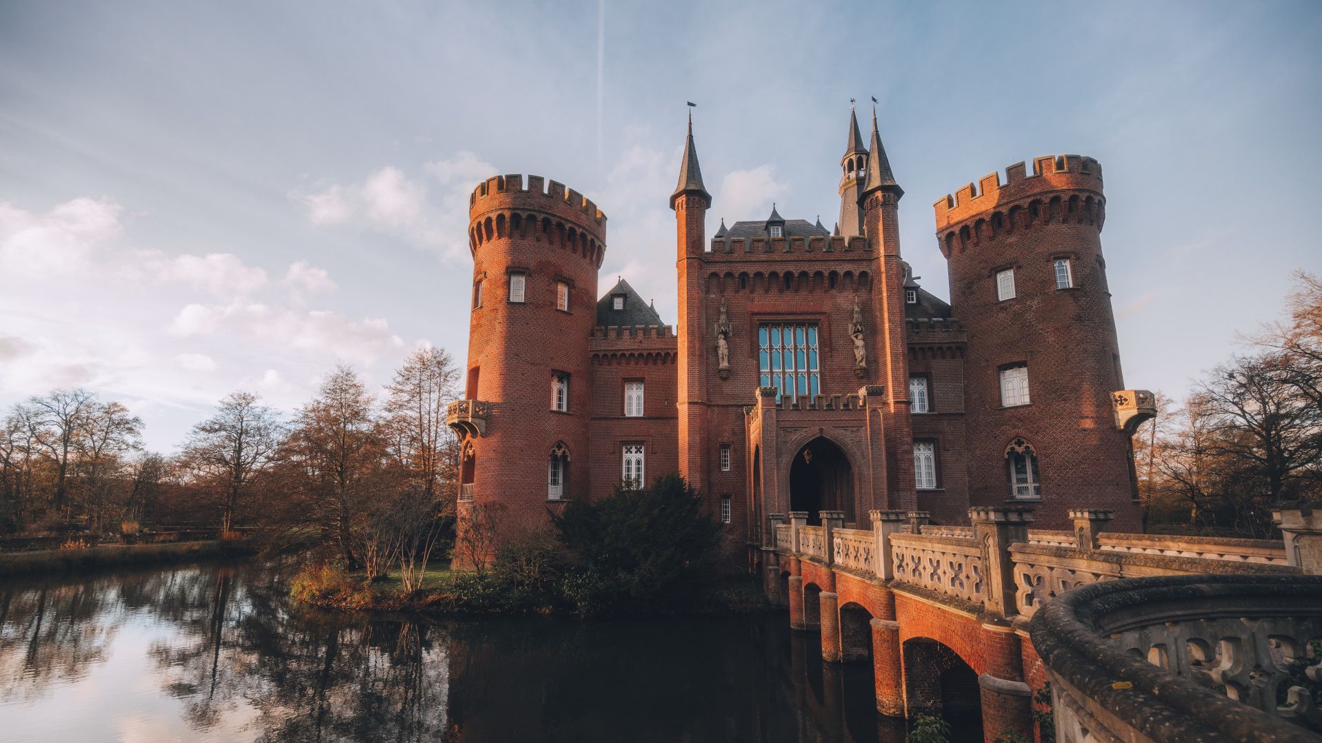 Kasteel Moyland met slotgracht