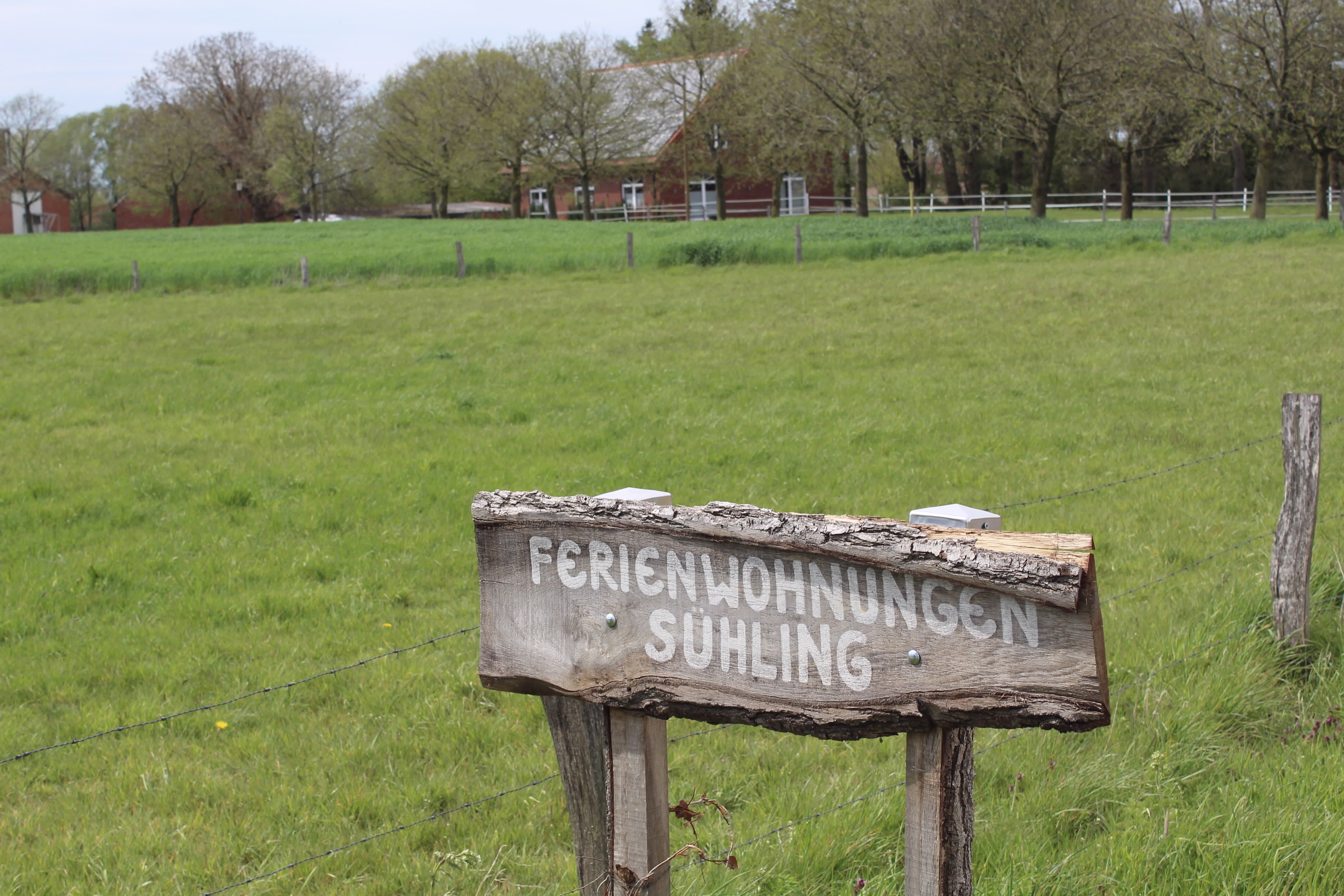 Bord bij de vakantiewoning Kastanienallee