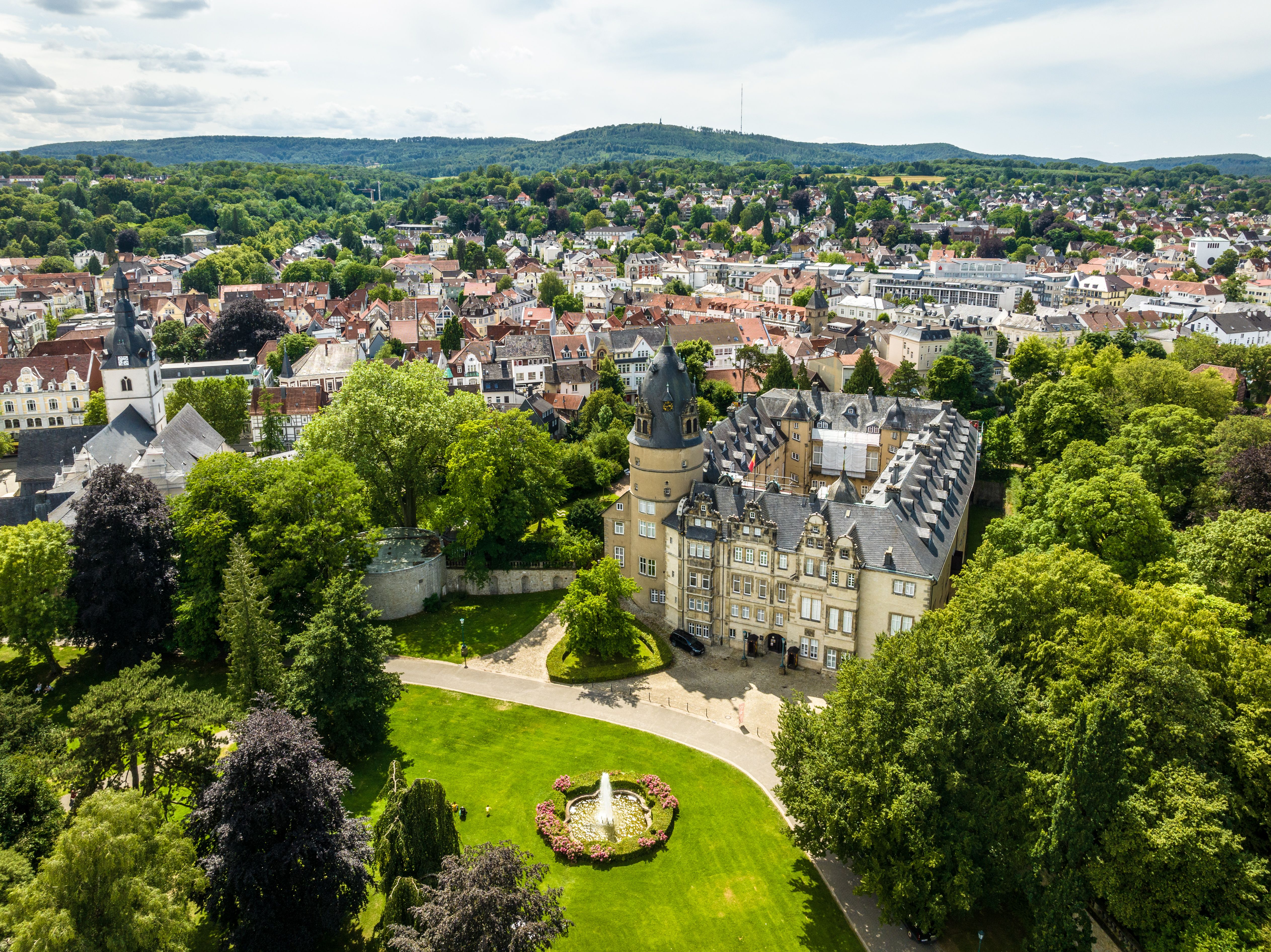 Teutoburger Wald Tourismus, Dominik Ketz, Der begrünte Schlosspark von Detmold