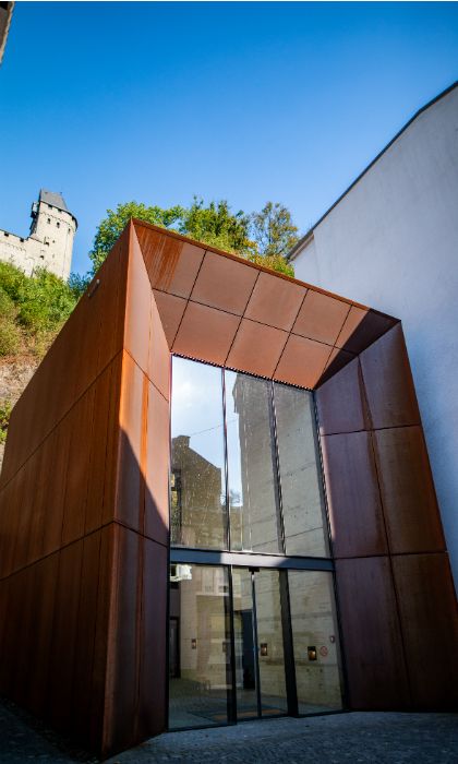 Toegang tot het museum in Kasteel Altena