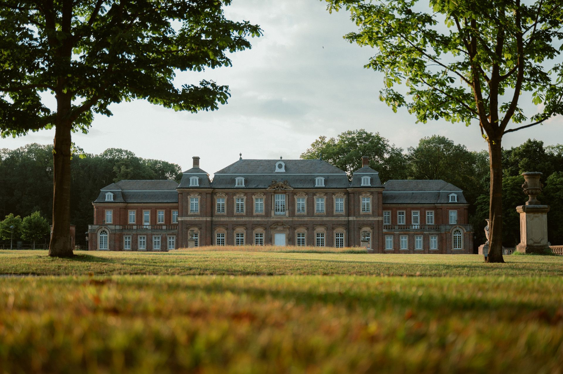 Johannes Höhn, Tourismus NRW e.V., Kasteel Nordkirchen, uitzicht vanaf het kasteelpark