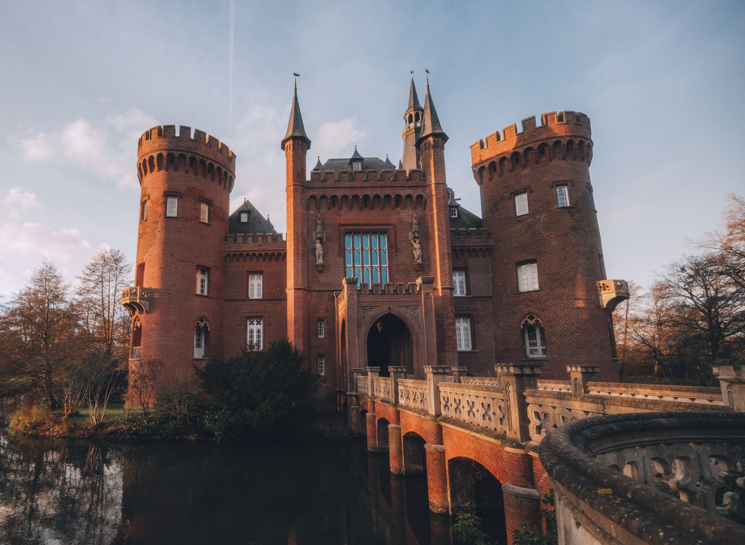 Kasteel Moyland met slotgracht