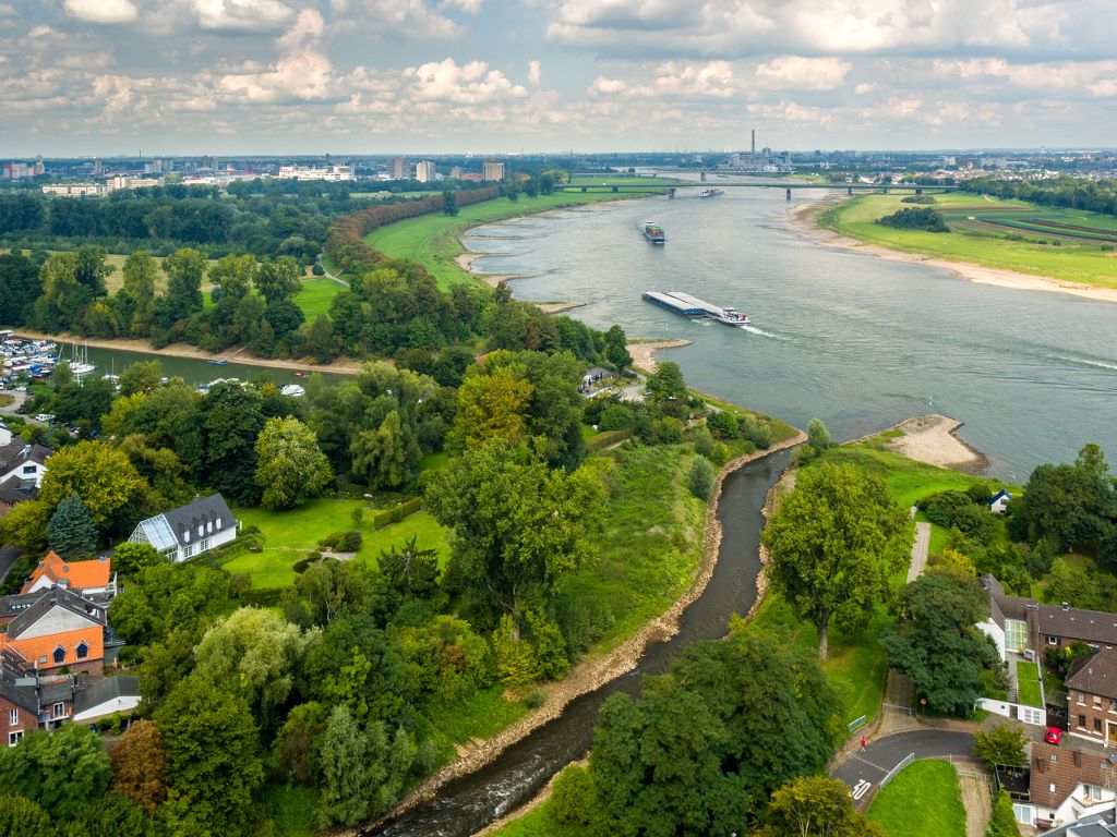 Uitzicht op de Rijn