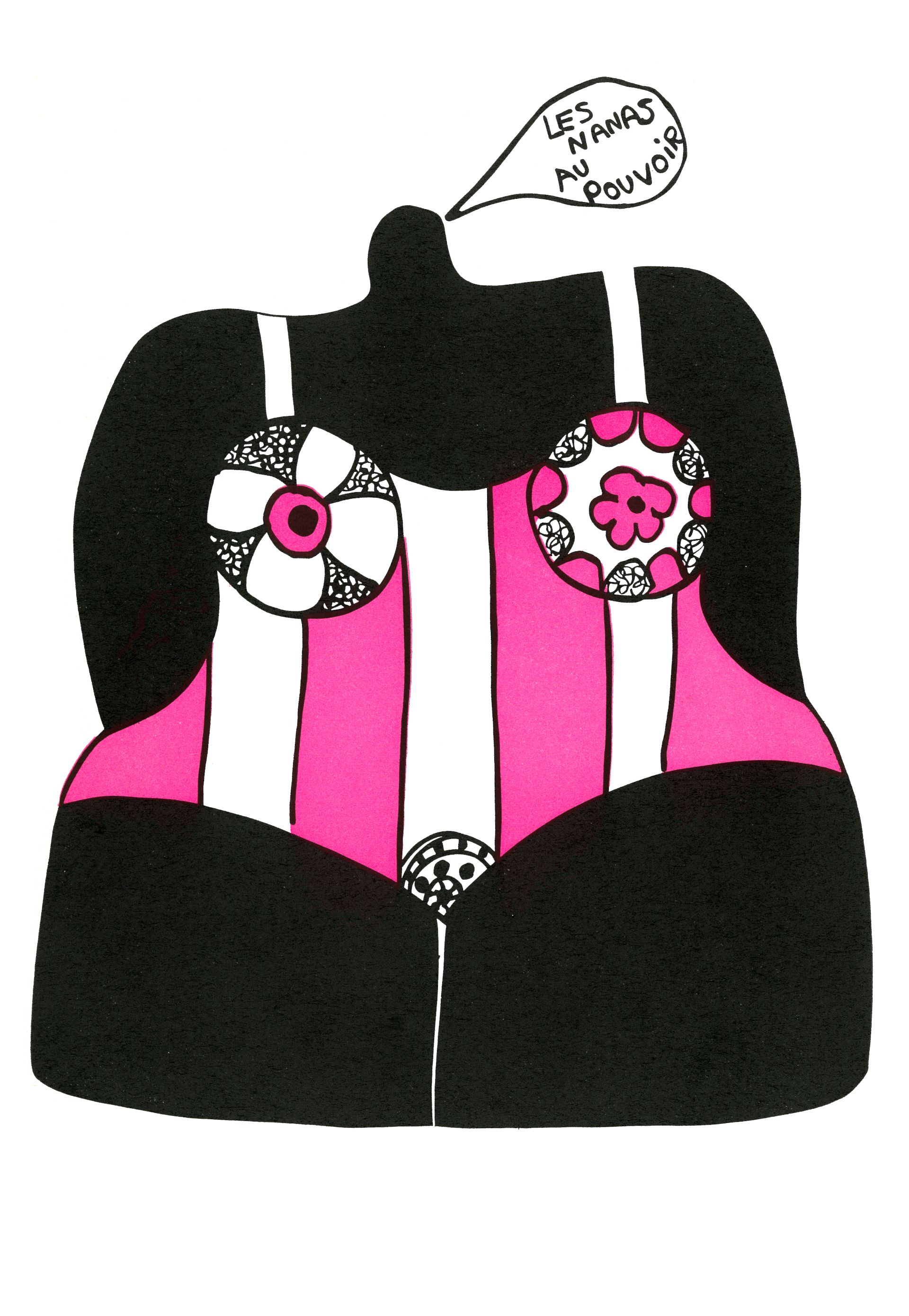 Niki de Saint Phalle, Nana, Roze