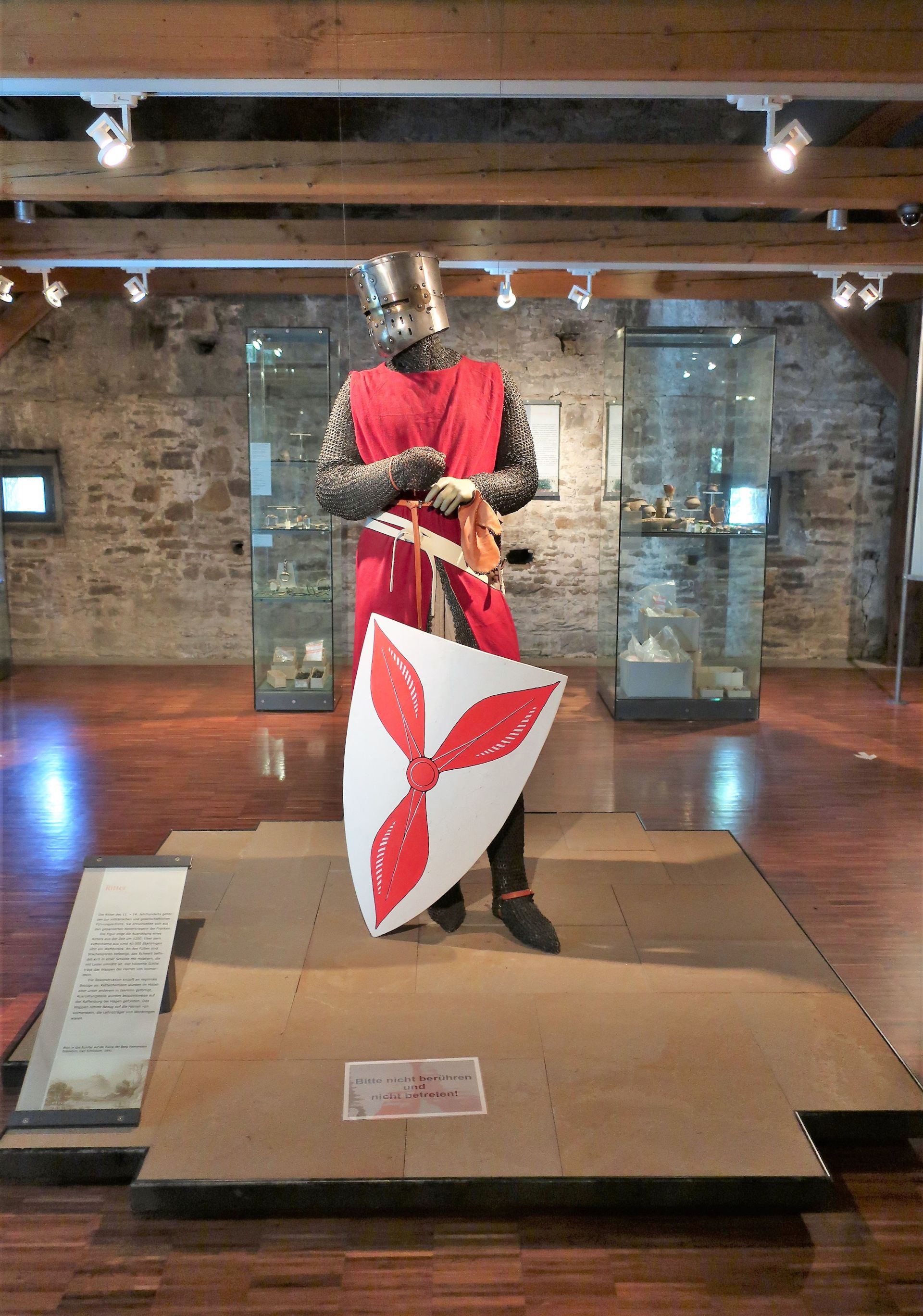 Dit ridderharnas maakt ook deel uit van de collectie van het Archeologiemuseum Hagen, dat is gevestigd in Kasteel Werdringen.