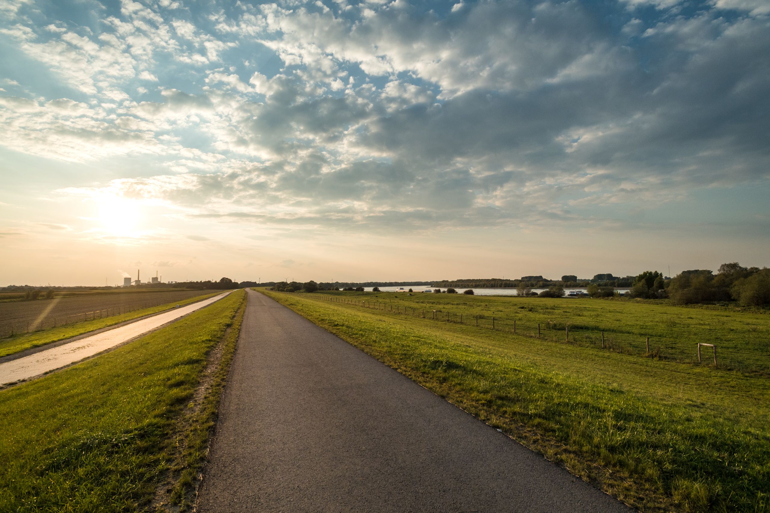 Landschap aan de Nederrijn
