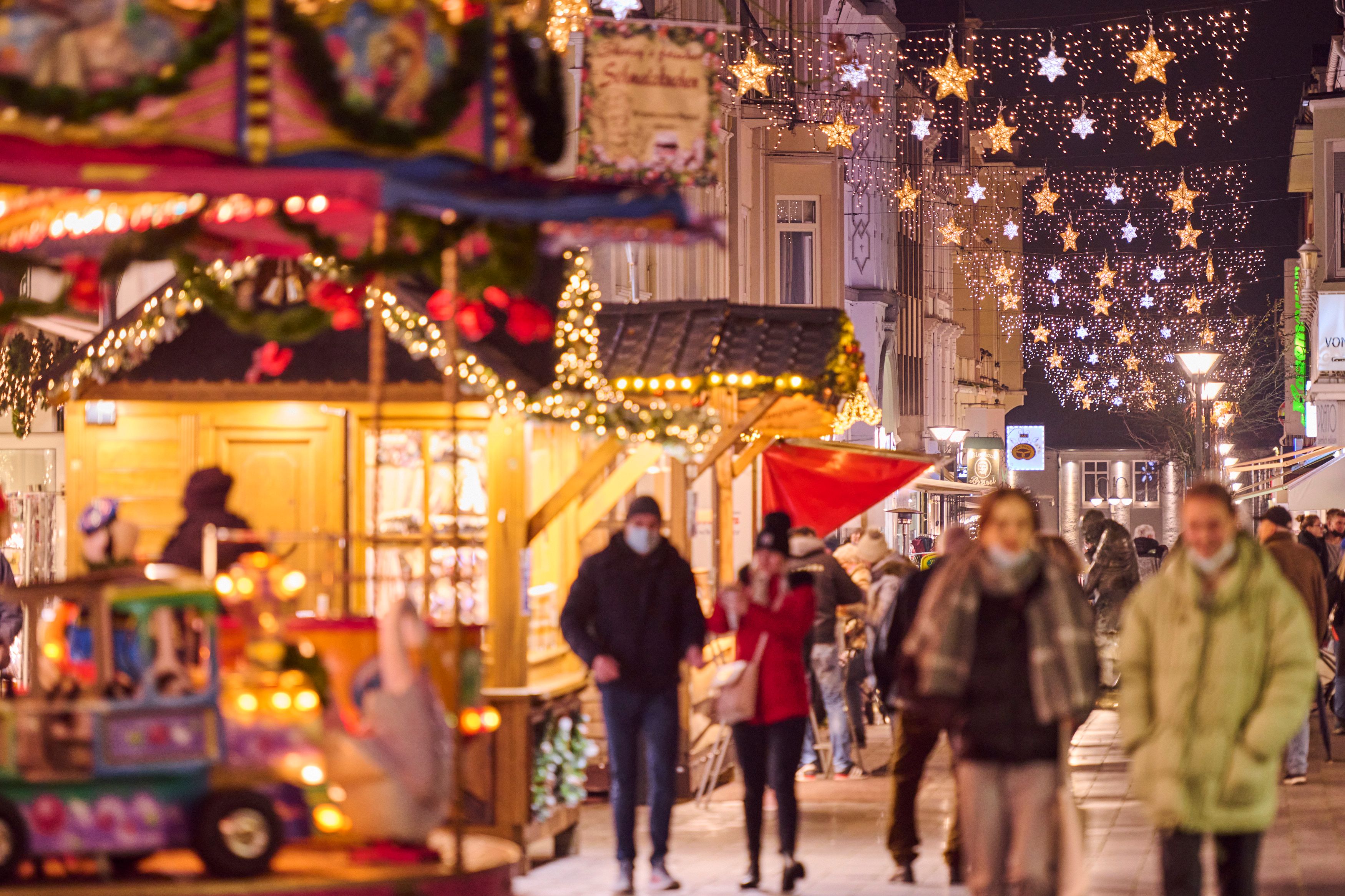 Kerstmarkt & lichtjes in het park Bad Oeynhausen
