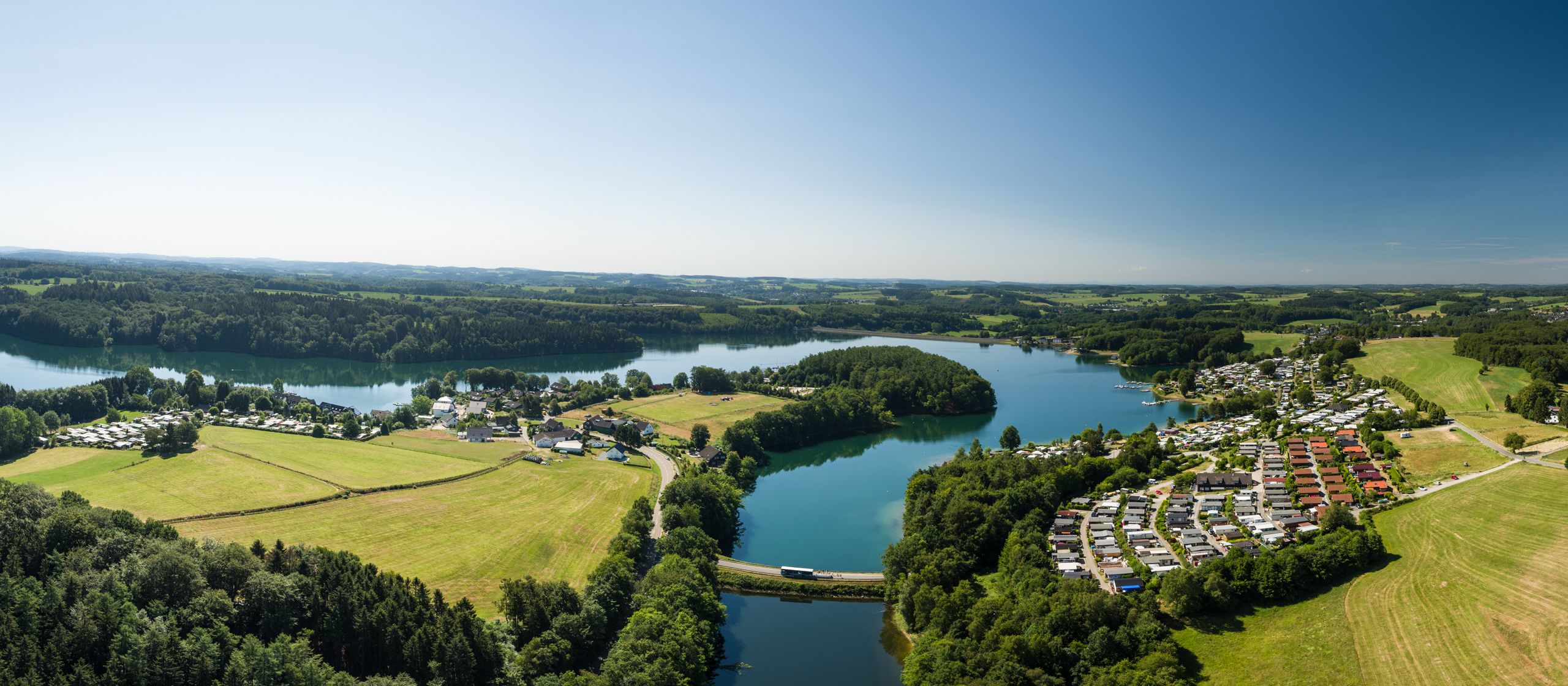 Bevertalsperre von oben
