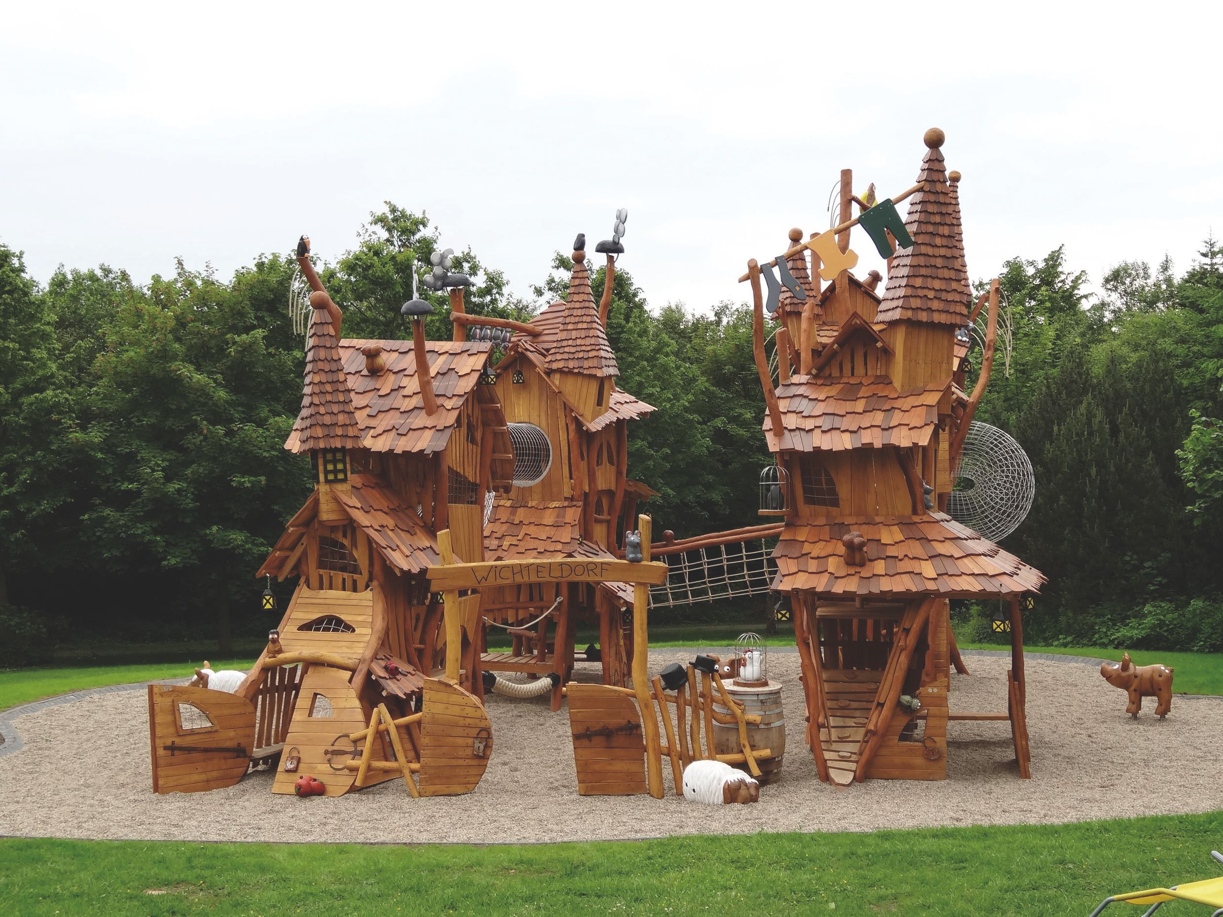 Geheim kerstdorp in het Panoramapark