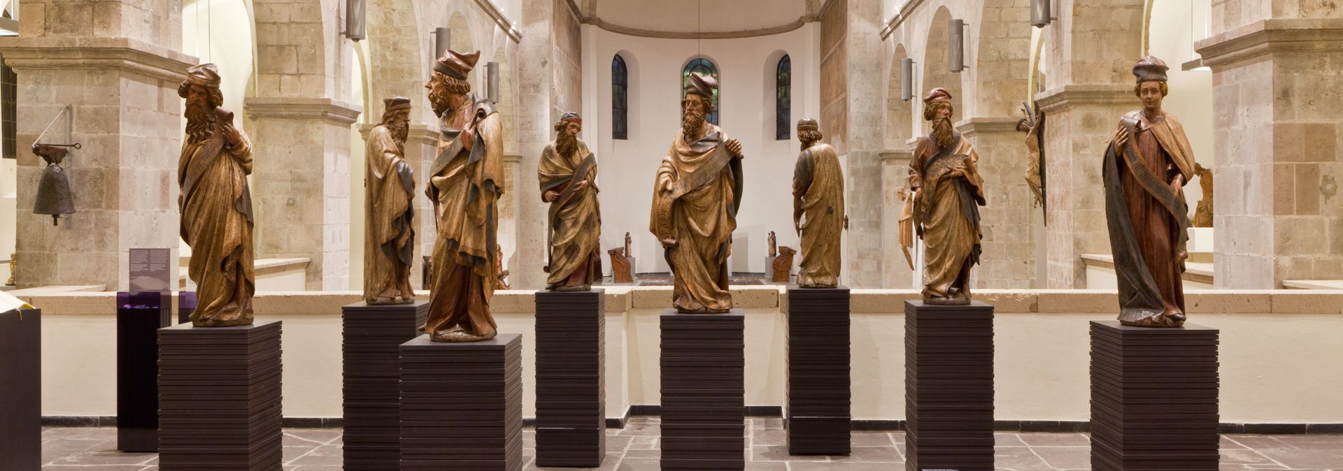 Acht profeten uit het stadhuis van Keulen, Keulen, rond 1414, Museum Schnütgen, bruikleen van het historische stadhuis
