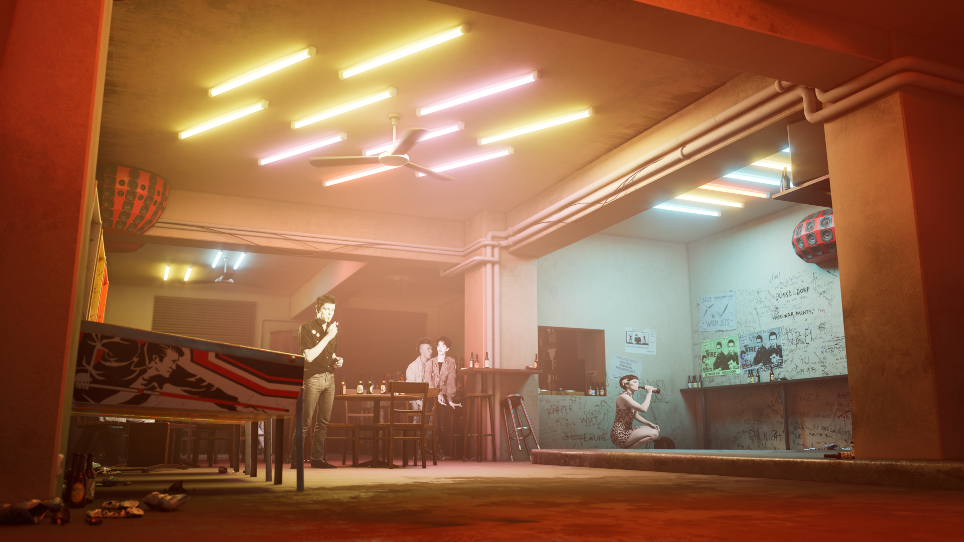 Via een virtual reality-ervaring kunnen bezoekers zich direct onderdompelen in de sfeer van het punk-tijdperk