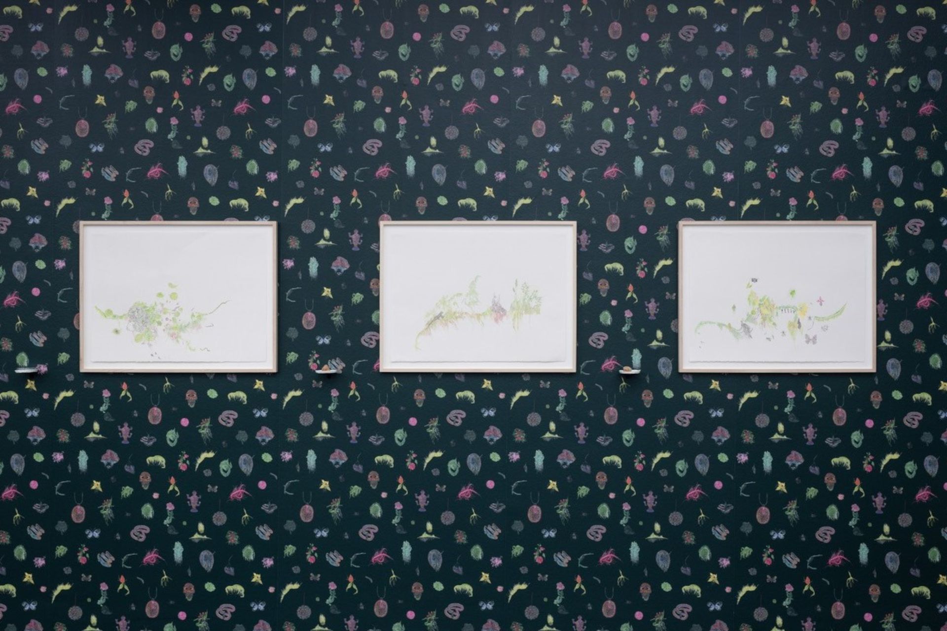 Gabriela Oberkofler, A Piece of (Wild) Life, 2024, tentoonstelling Kubus. Sparda Kunstprijs in het Kunstmuseum Stuttgart, detail; Foto: Gerald Ulmann