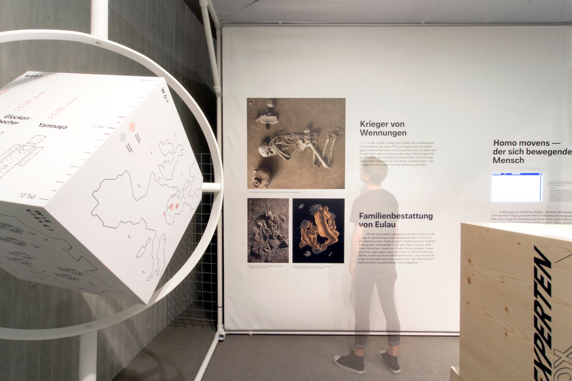 De tentoonstelling geeft bezoekers een spannend inzicht in de oorzaken en gevolgen van wereldwijde migratiebewegingen.