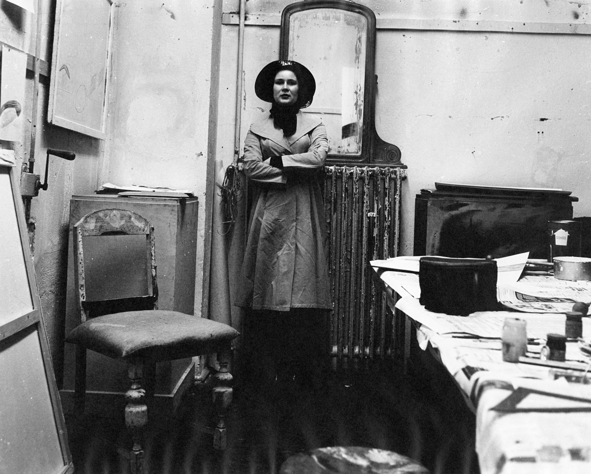 Katharina Sieverding, klas van Teo Otto, Kunstacademie Düsseldorf, 1966