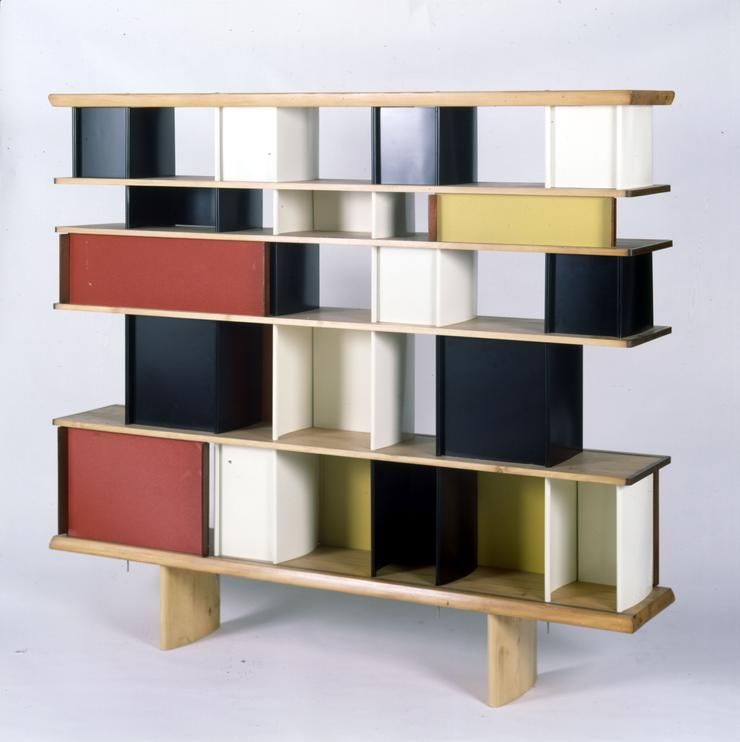 Charlotte Perriand, Bibliothèque Mexique, 1952, boekenplank, 161 × 183 x 30,5 cm