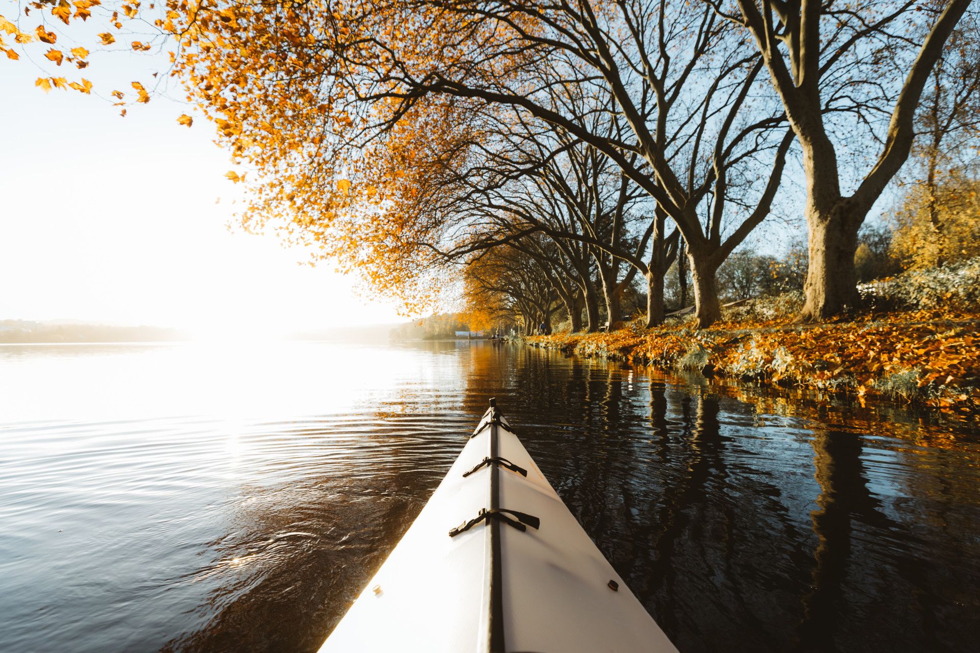 Kajaktocht op de Baldeneysee in Essen