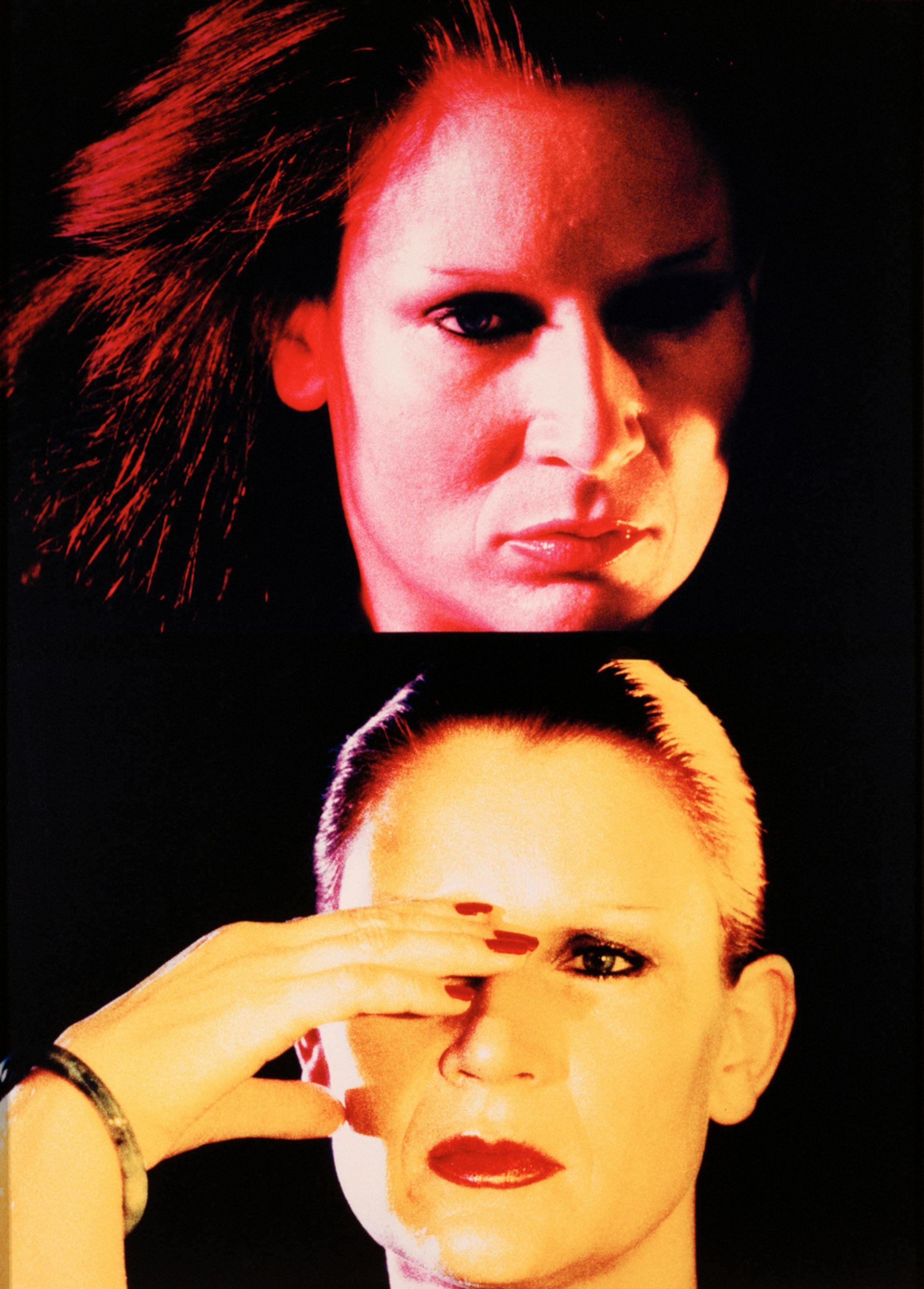 Katharina Sieverding, Nachtmensch VIII/55, 1982, kleurenfoto