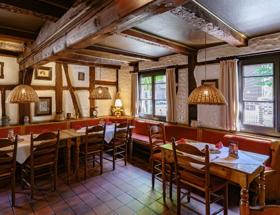 Het restaurant Kartoffel-Kiste heeft vier eetzalen