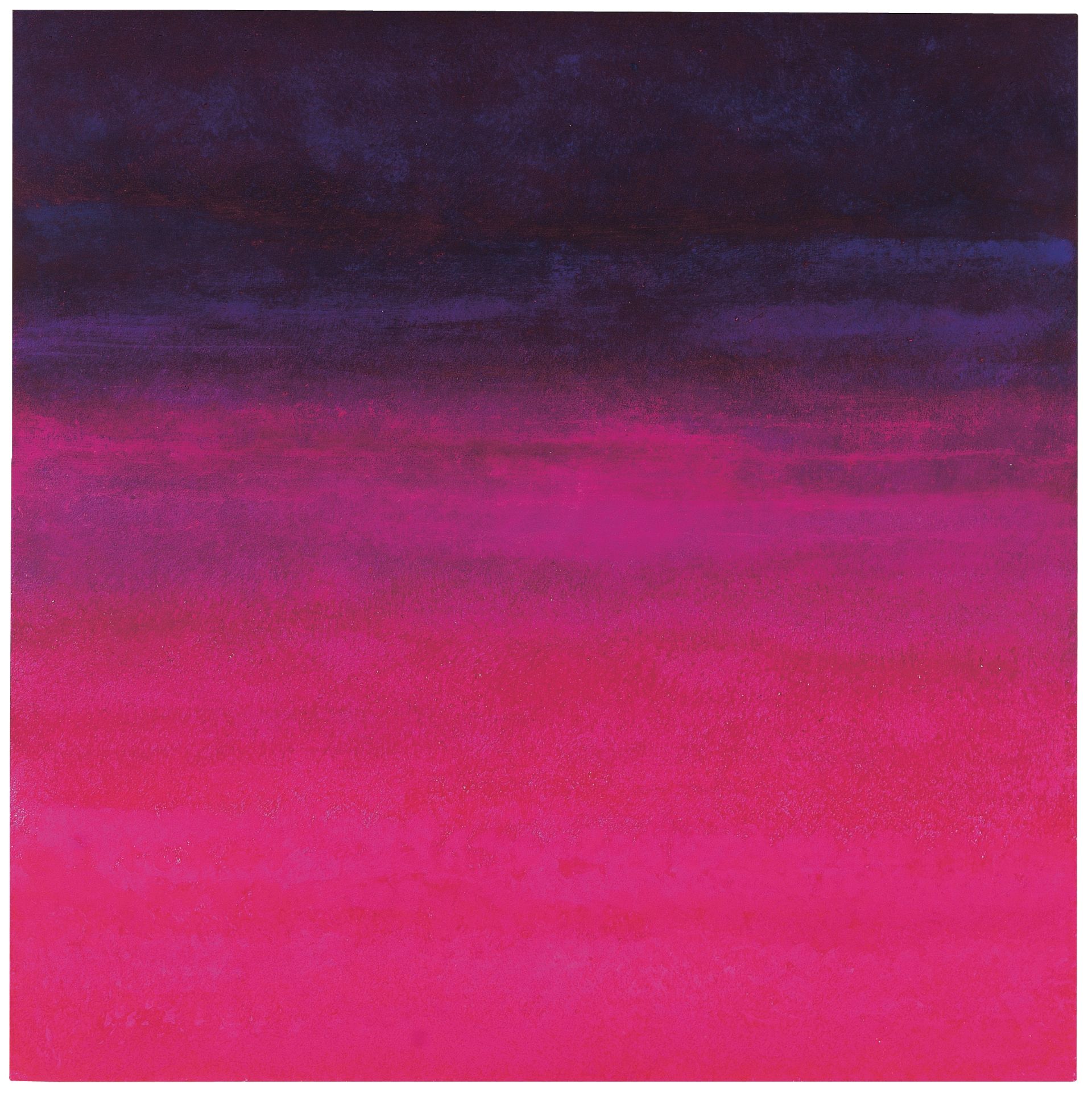 Rupprecht Geiger, Morbides Rot, 2005, Acryl auf Leinwand / acryl op doek, 100 x 100 cm, Archiv Geiger, München, Foto: Andreas Pauly, München (WVZ 945)