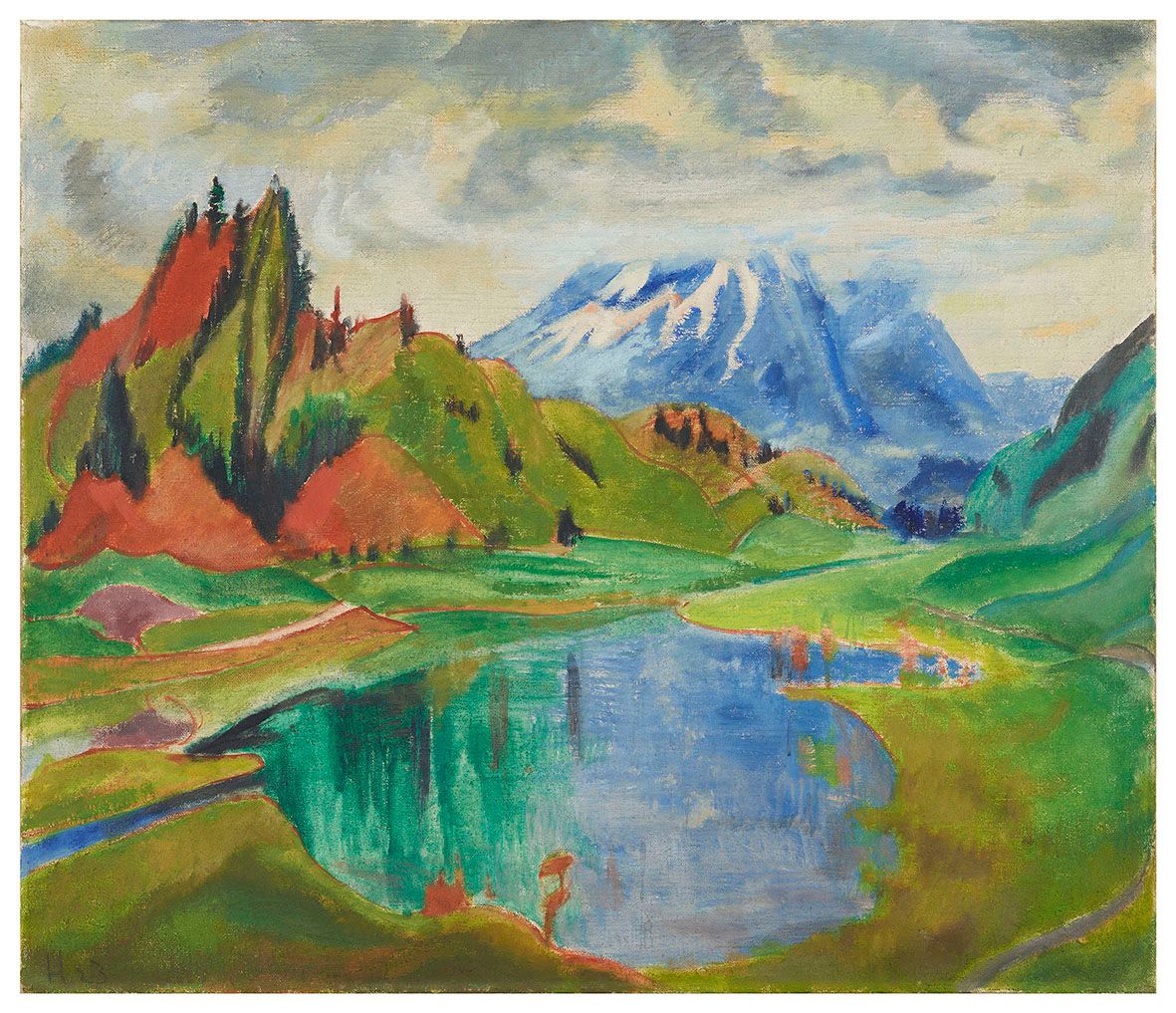Erich Heckel, Uitlopers (uitlopers van de Alpen), 1923, LWL Museum voor Kunst en Cultuur