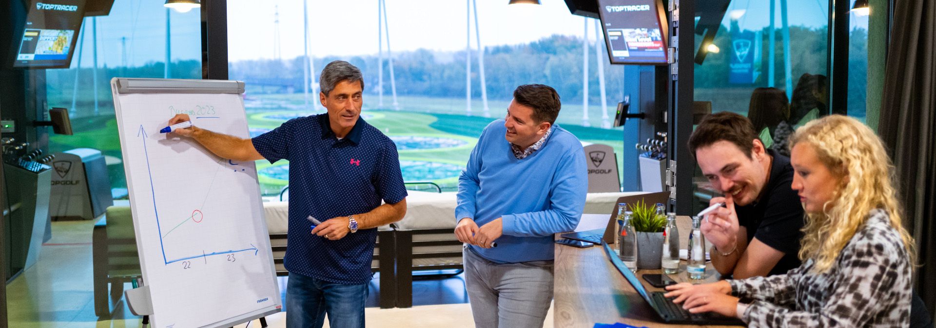 Bijeenkomst bij Topgolf Oberhausen