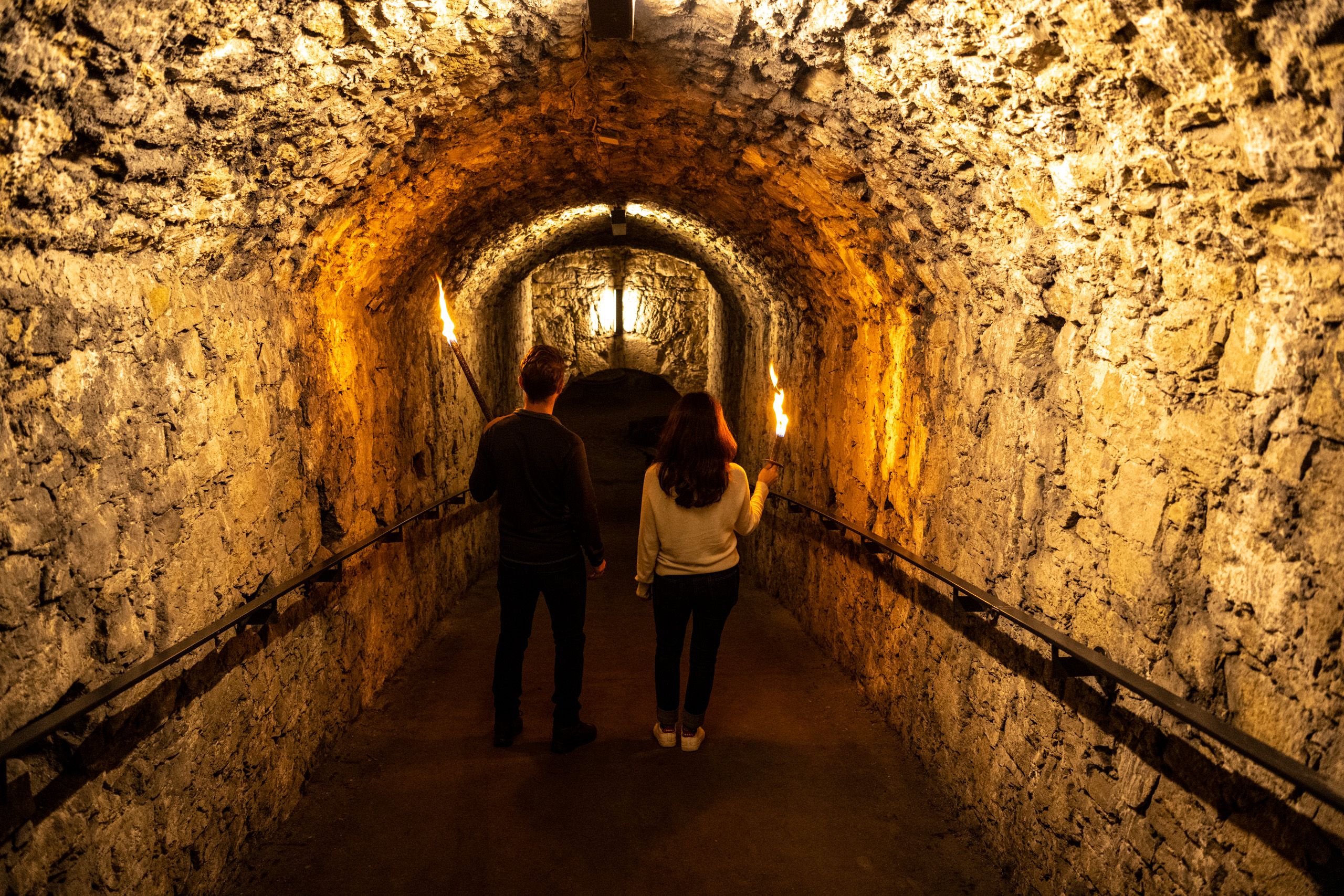 Tunnel in de Sparrenburg