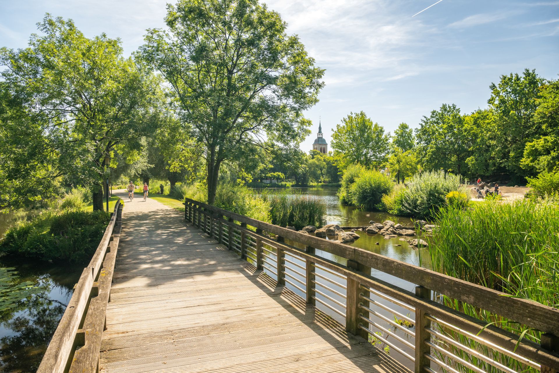 Het Flora-Westfalica Park is een groene natuurlijke oase