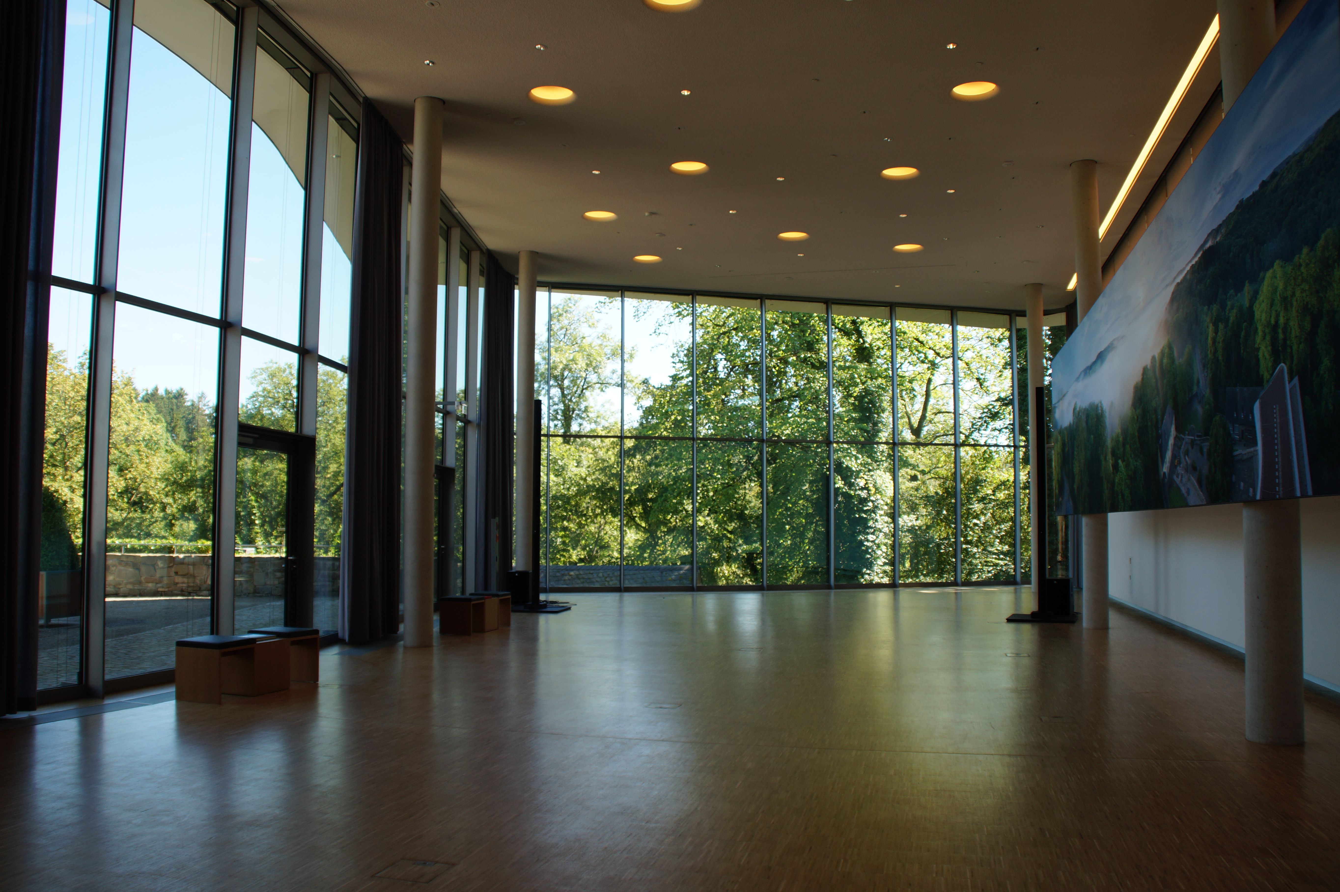 Innenansicht des Forum im Schloss und Museum Homburg