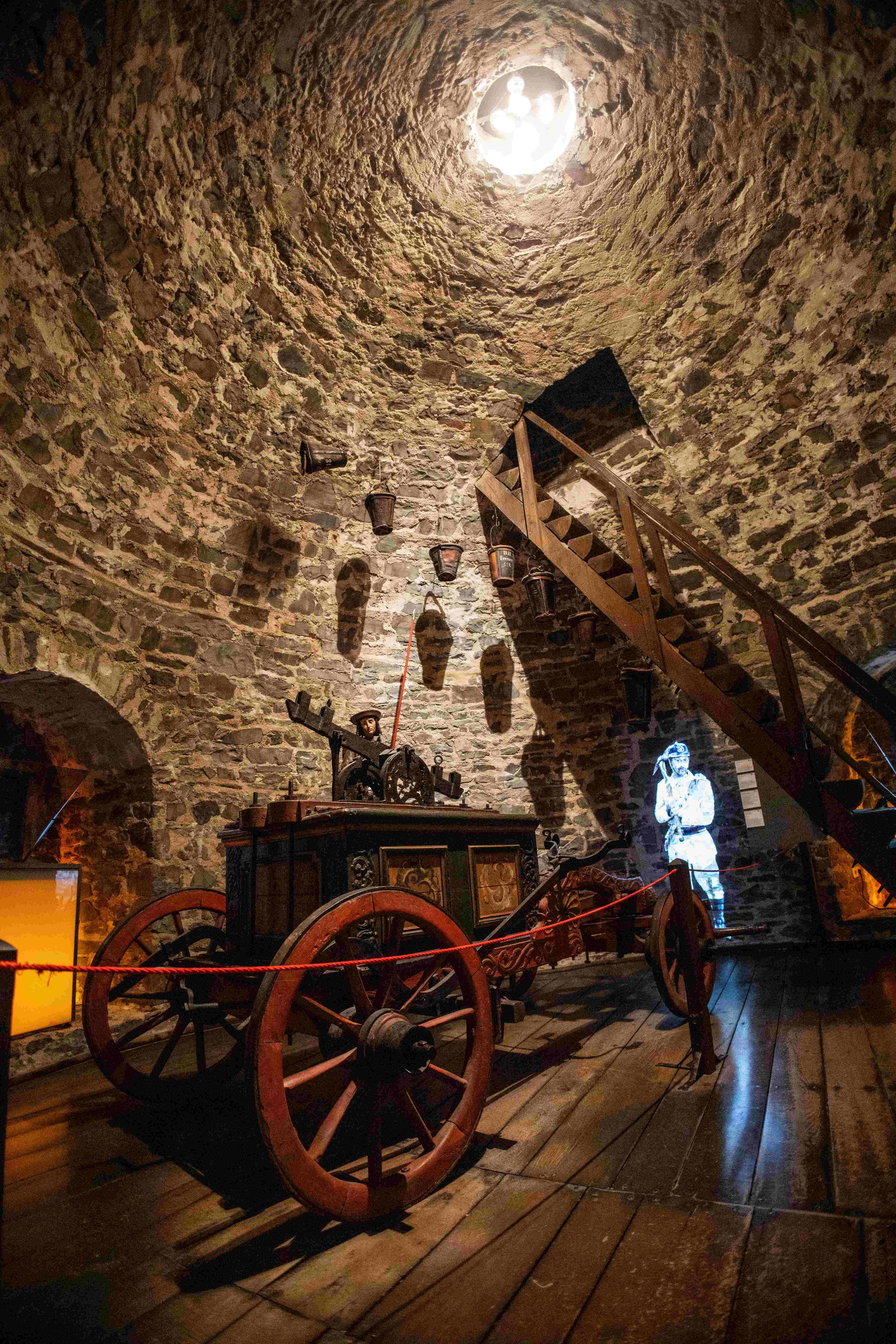 Uitzicht op kasteel Altena in het Sauerland