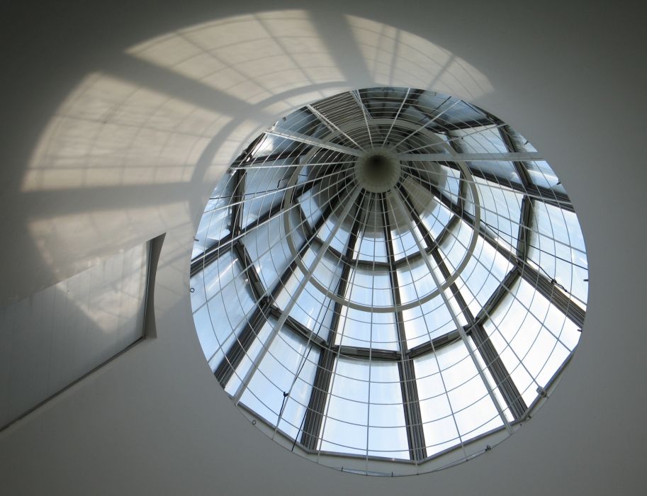 Bundeskunsthalle Bonn, lichttoren van binnenuit
