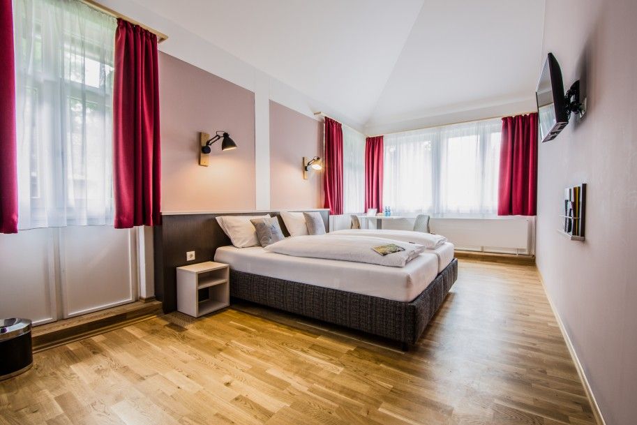 Tweepersoonskamer JUFA Hotel Koenigswinter Bonn