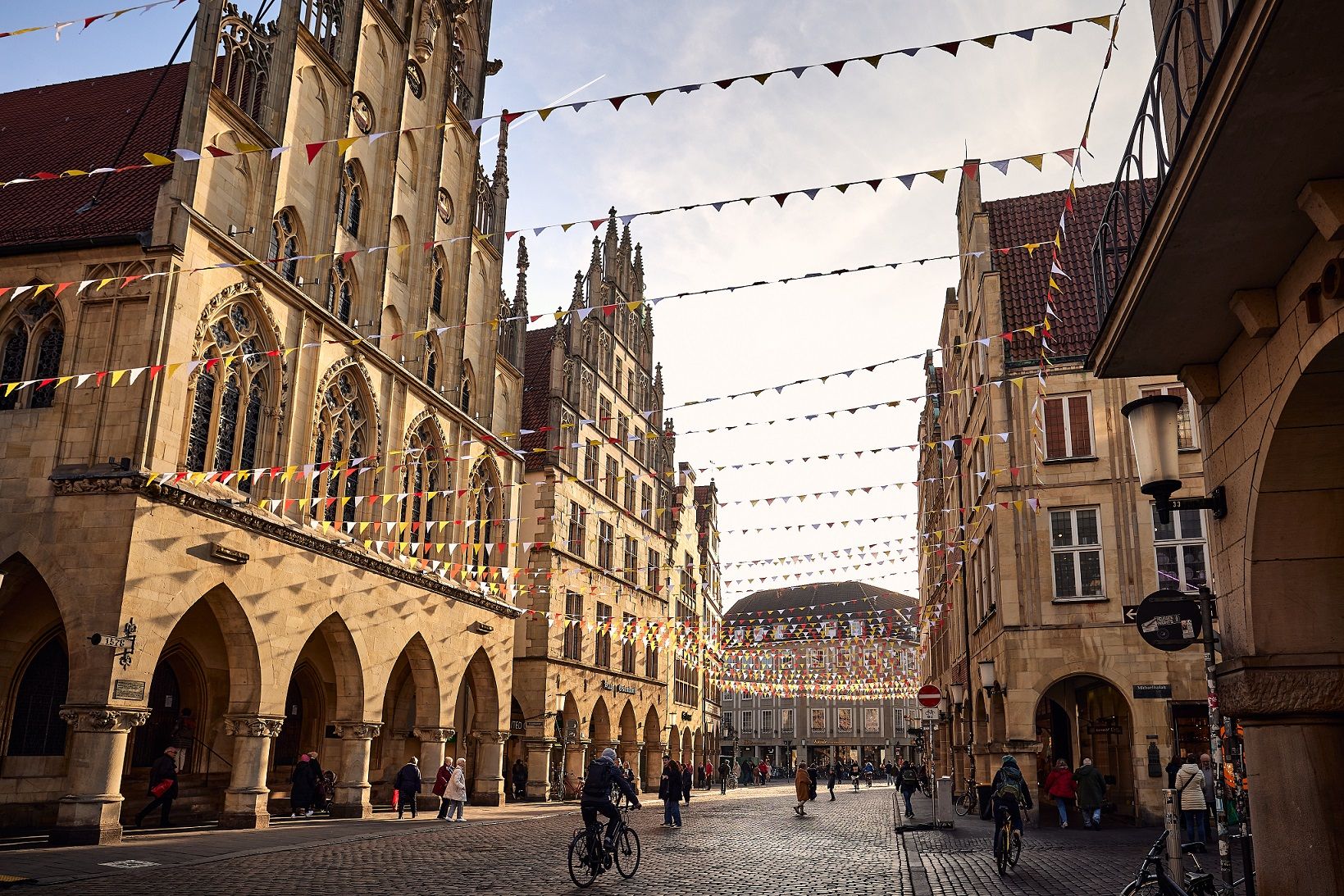 Naar pagina De historische Prinzipalmarkt in Münster