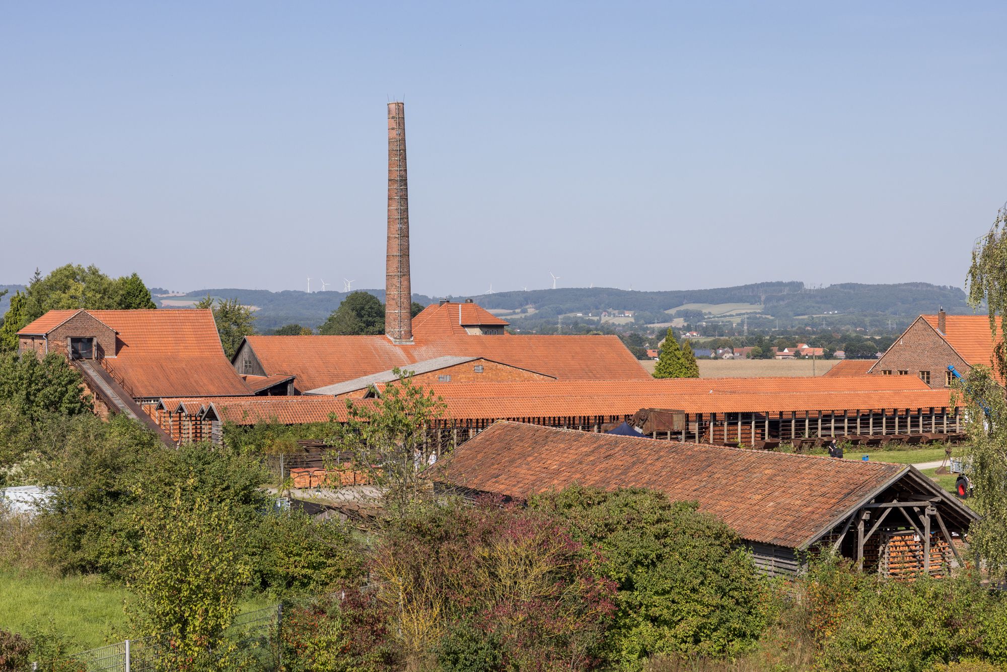 Buitenaanzicht van het LWL-Industriemuseum Ziegeleimuseum Lage