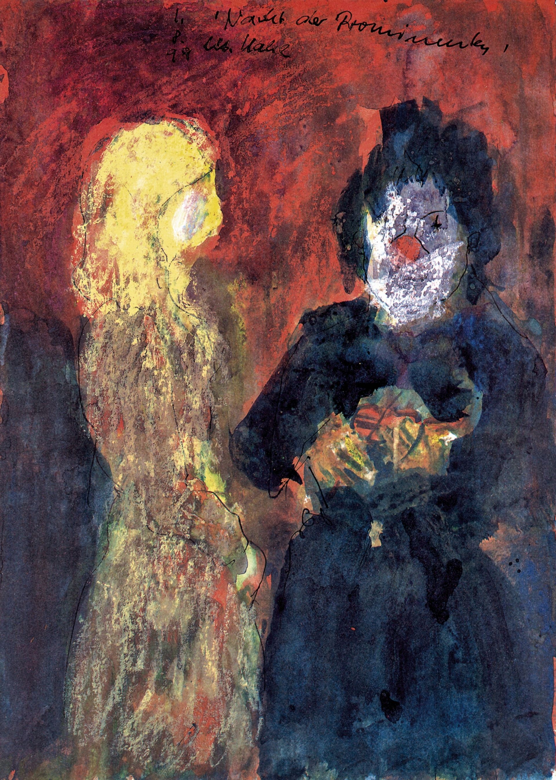 Armin Mueller-Stahl, Zelf als clown met viool, 2001