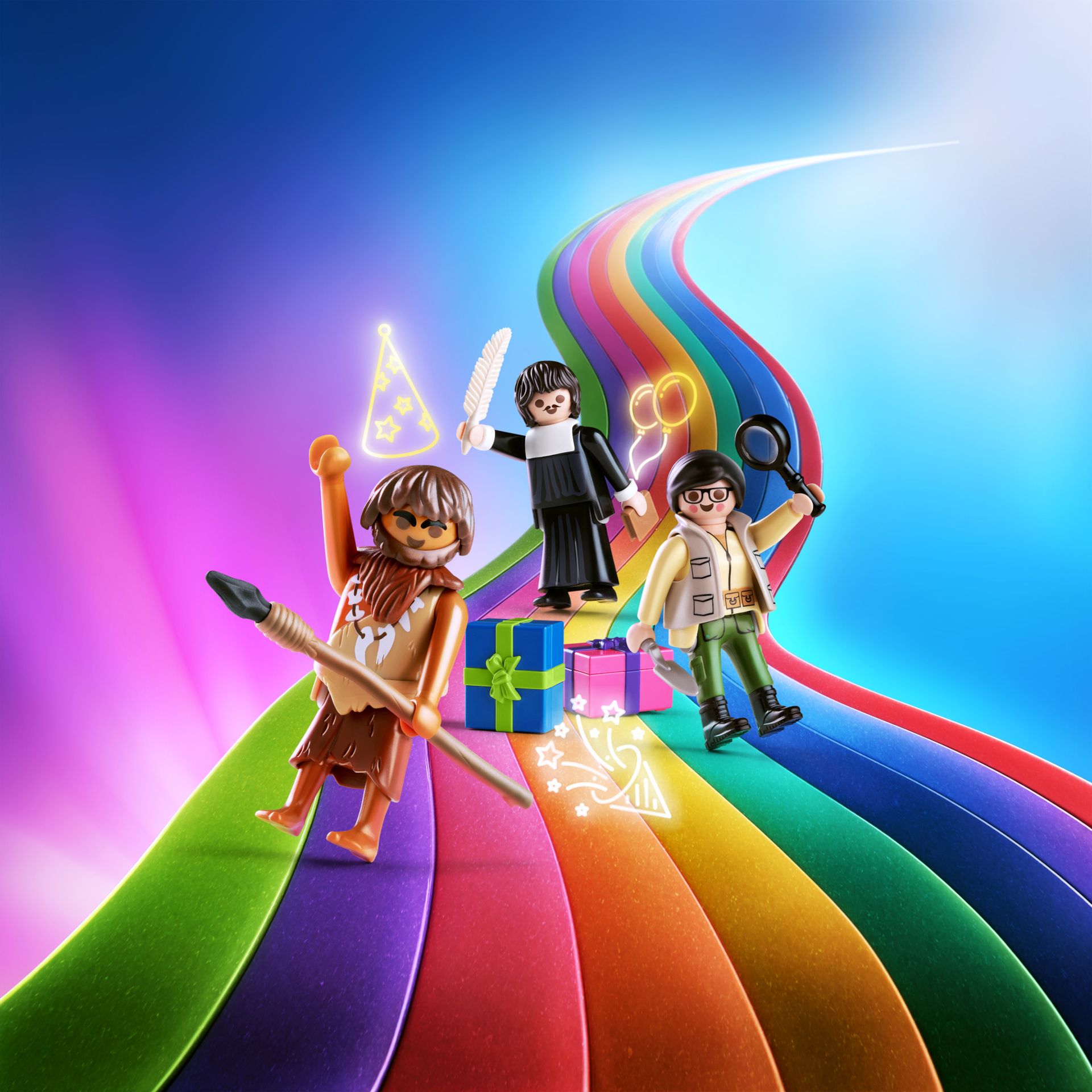 Playmobil-tijdreis naar het Neanderthal KEY VISUAL
