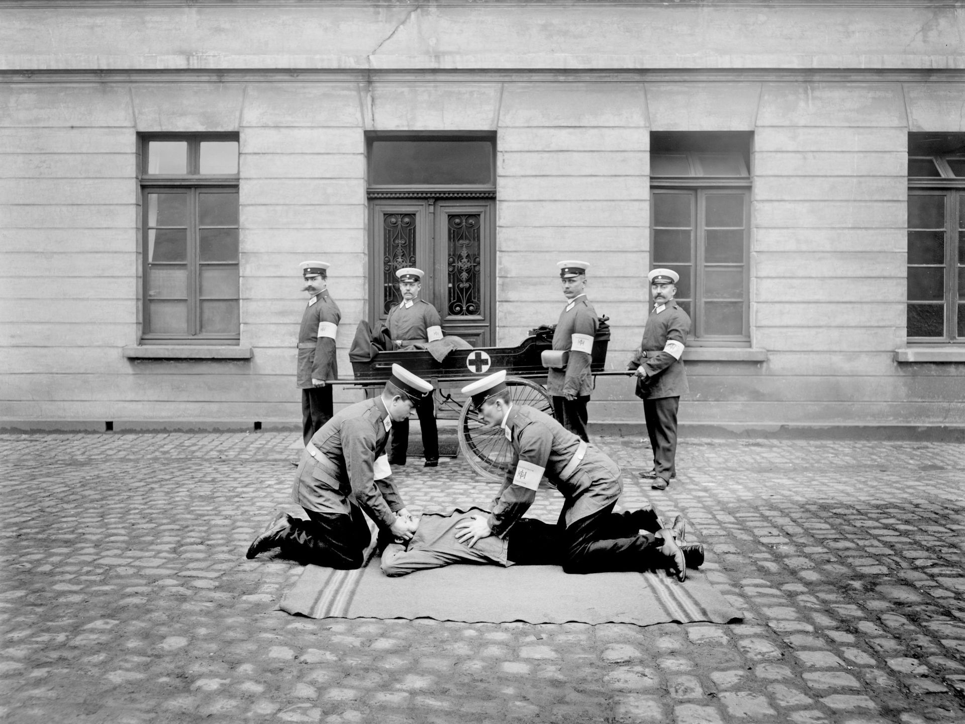 Medisch team GHH, rond 1910