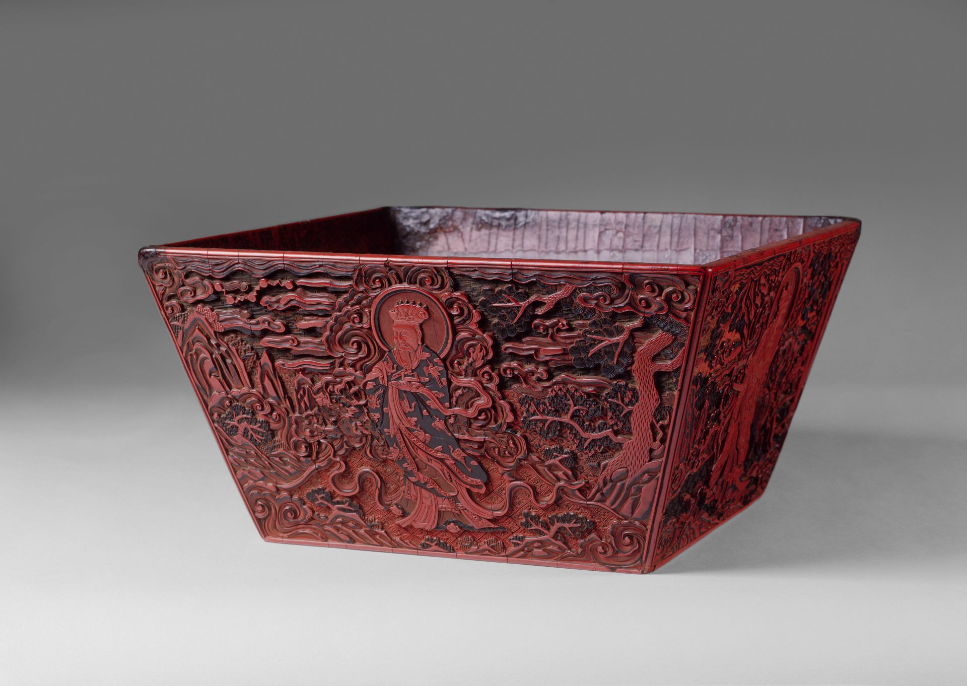 Scheffel met sterrengoden, H 16,4 cm, China, Jiajing-periode (1522-1566)