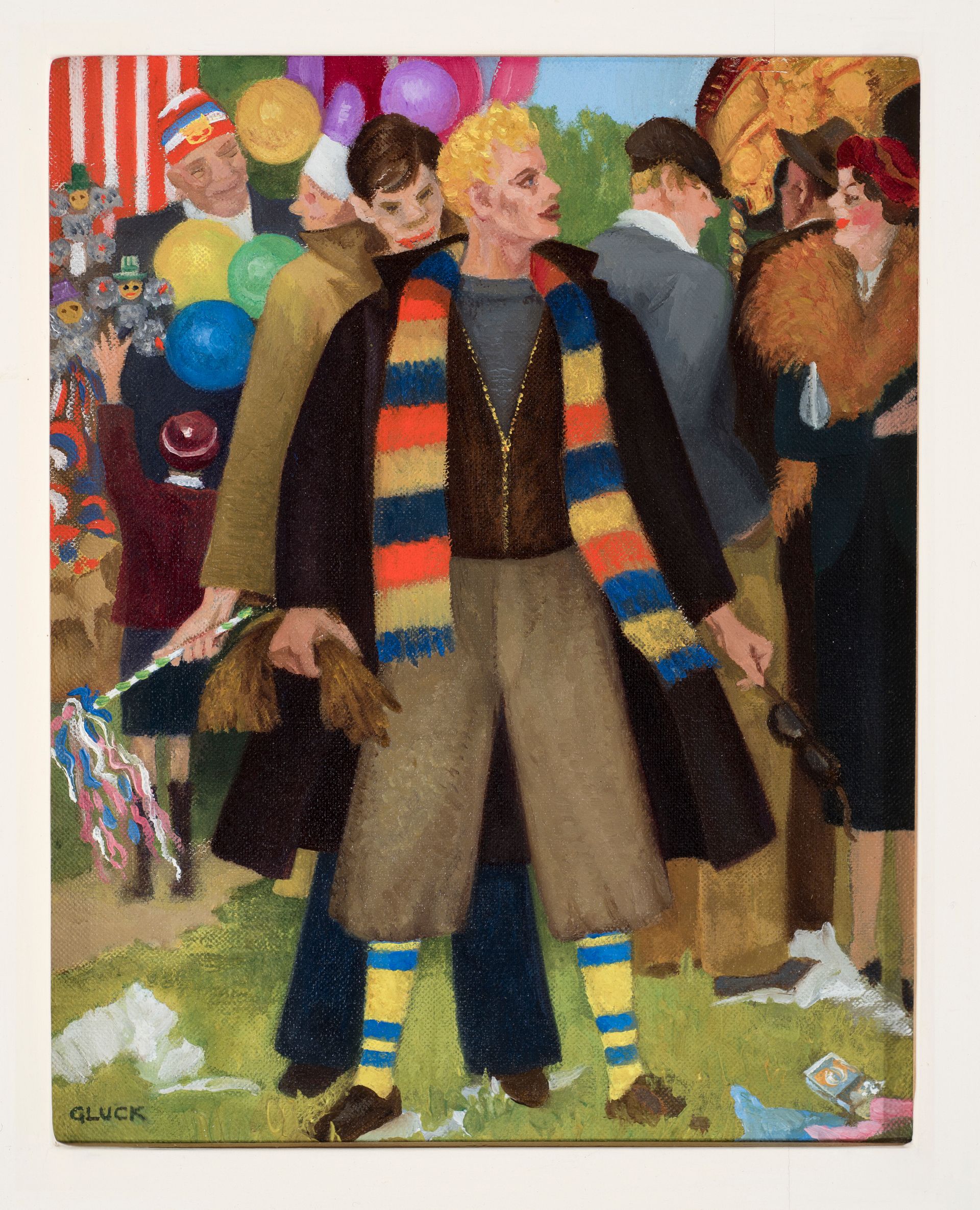 Gluck, Bank Holiday Monday, ca. 1937, schilderij, olieverf op doek, 23,7 × 18,7 cm