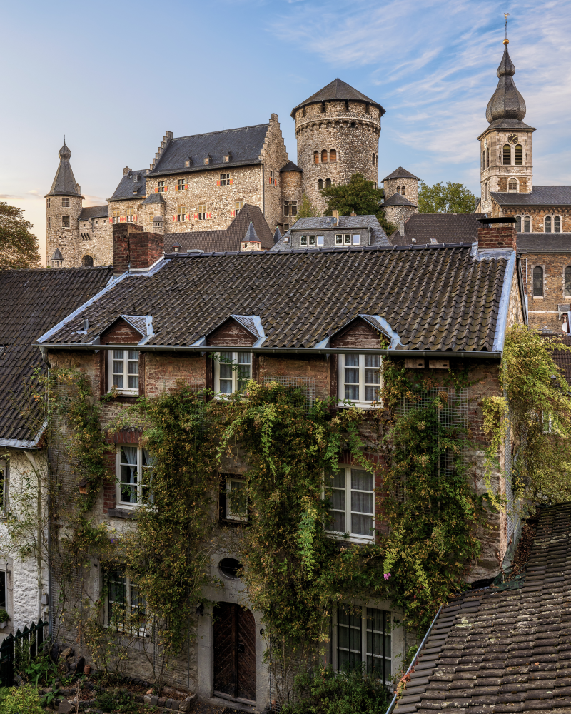 Uitzicht op kasteel Stolberg