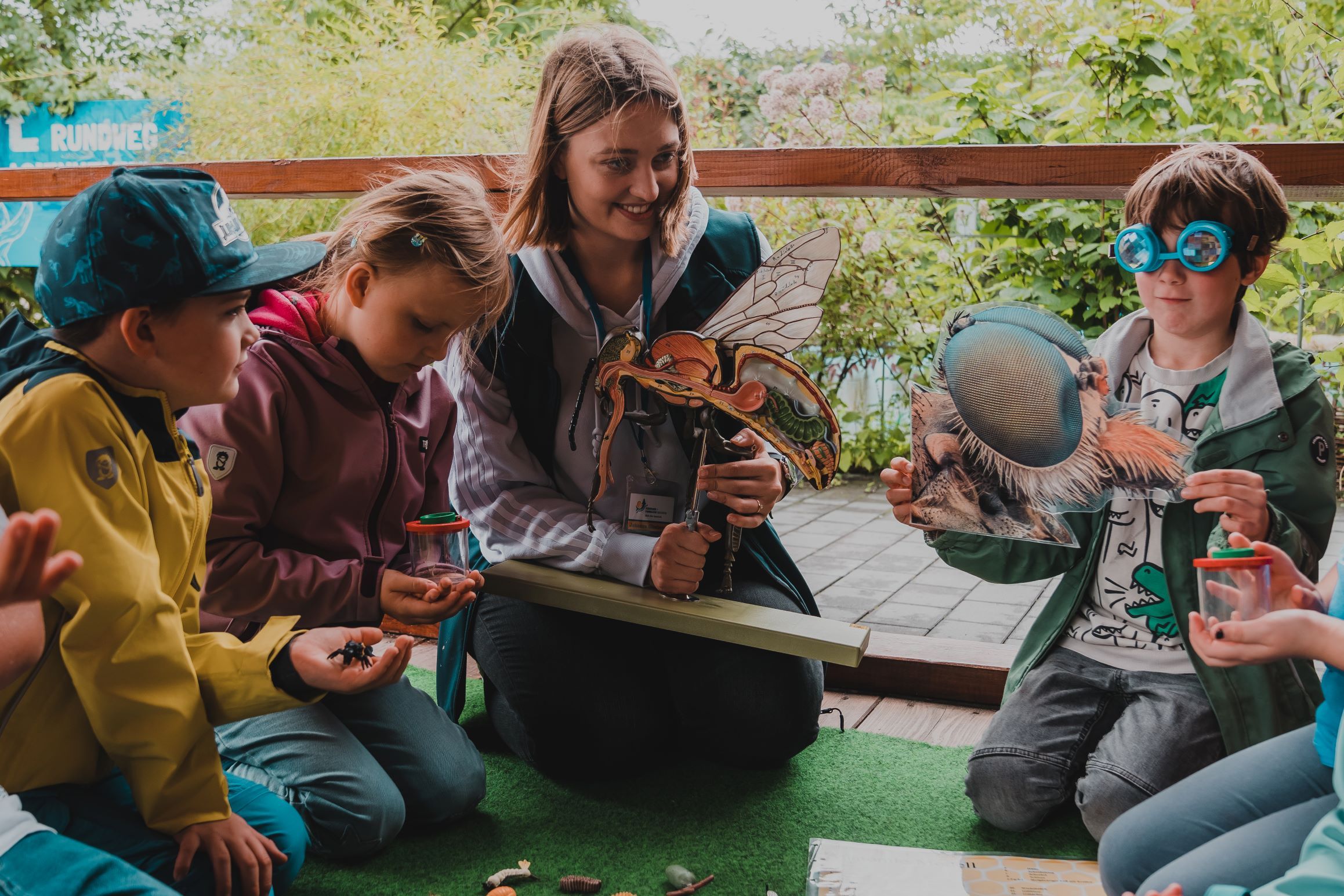 Educatief werk in Bochum Zoo & Fossilium